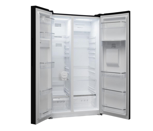 Lodówka Amica FY5139.3DFBXI Side by Side No Frost 177cm Czarna Dystrybutor Wody Kostkarka Twistowa 559L - 1022481 - zdjęcie 2